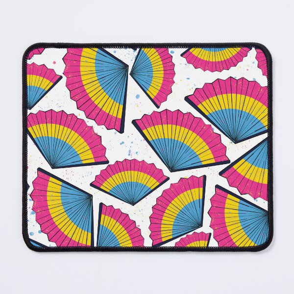 Item preview, Pan Pride Folding Fan Color Splatter designed and sold by Love-Ina.