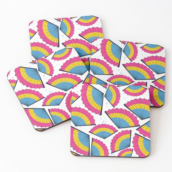 Item preview, Pan Pride Folding Fan Color Splatter designed and sold by Love-Ina.