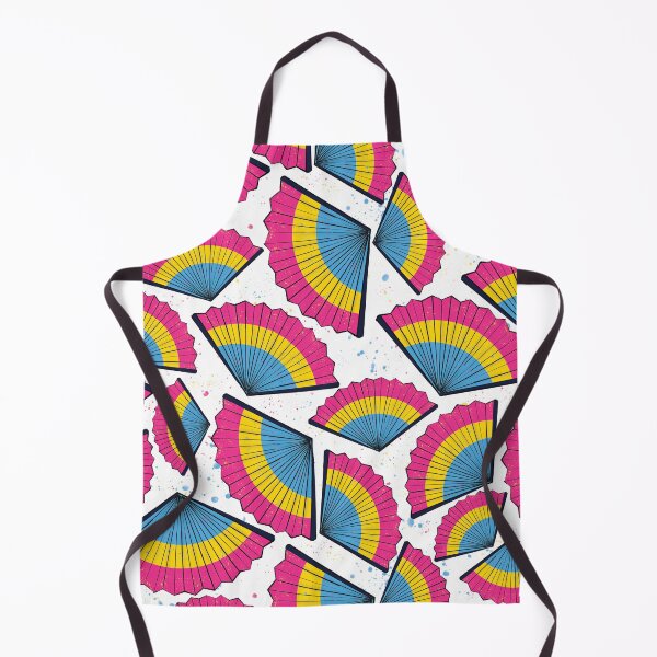 Item preview, Pan Pride Folding Fan Color Splatter designed and sold by Love-Ina.