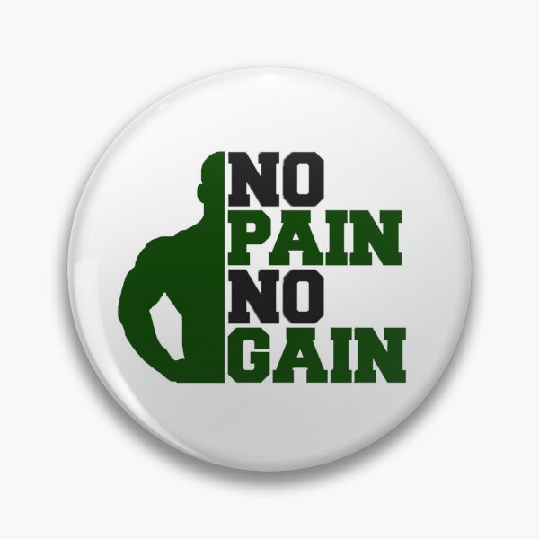 Item preview, NO PAIN NO GAIN (GREEN/BLACK) designed and sold by RUBYAL.