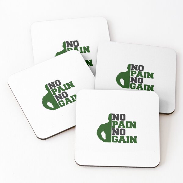 Item preview, NO PAIN NO GAIN (GREEN/BLACK) designed and sold by RUBYAL.