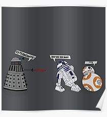 Robot vs Droid Battle Poster