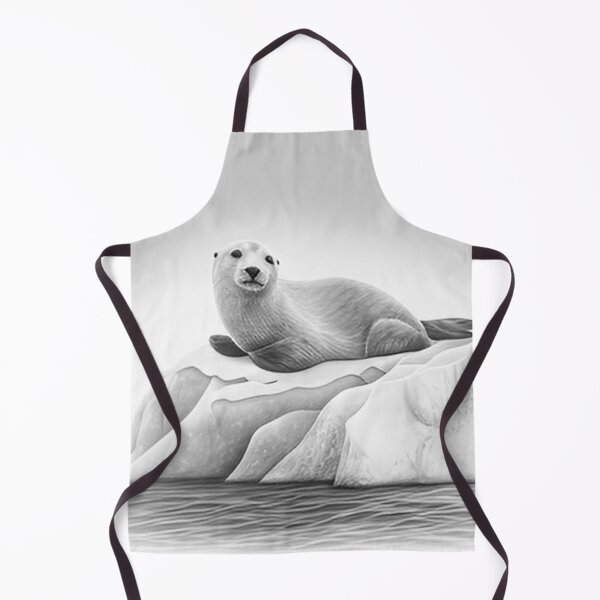 Item preview, Pencil drawn Seal High Quality Black and White Design designed and sold by Pencil-Art.