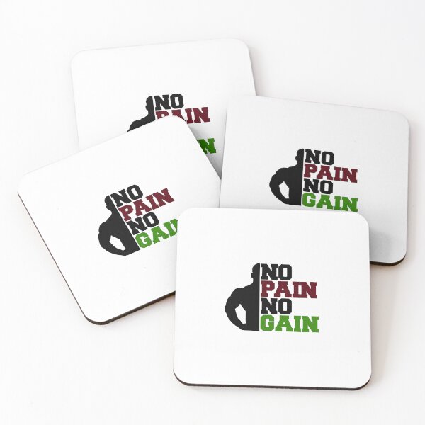 Item preview, NO PAIN NO GAIN (RED/GREEN) designed and sold by RUBYAL.