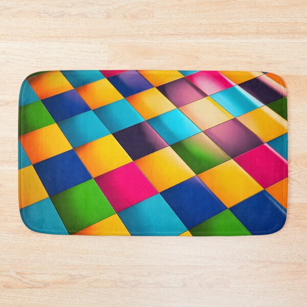 Item preview, Rainbow Pixelart Colorful Checker Board Pattern designed and sold by PatternBestFan.