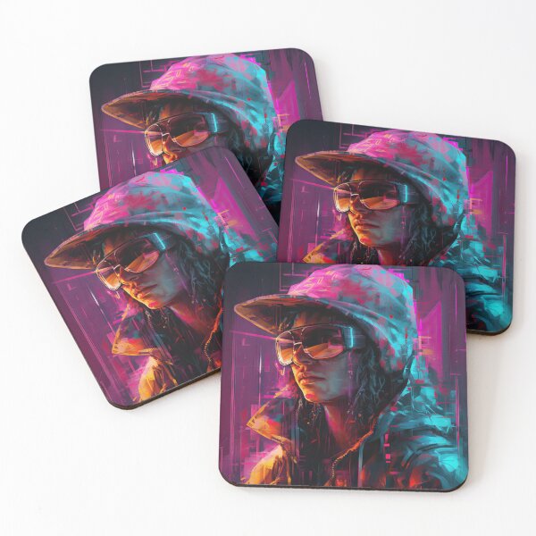 Item preview, Chica Cyberpunk de la nueva ola designed and sold by WildWho.