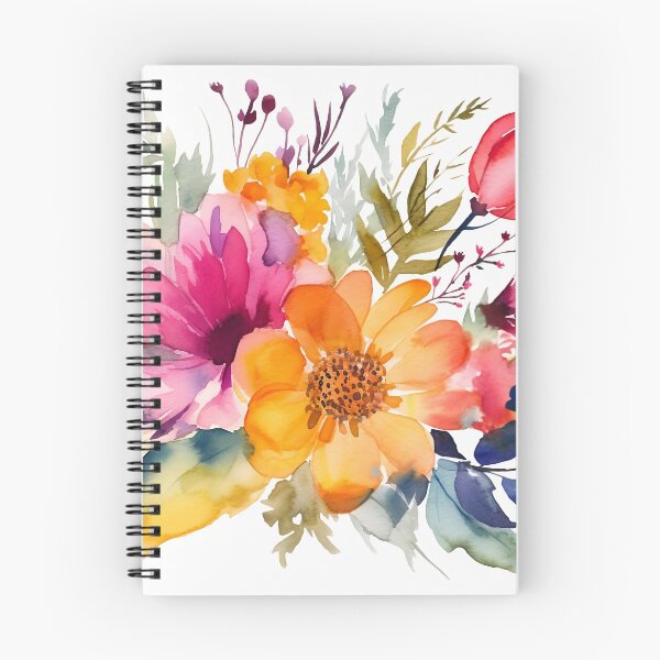 Item preview, Wild flowers in watercolor designed and sold by VisualDepot.