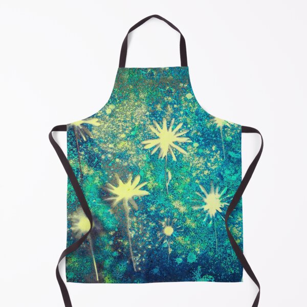 Item preview, Pretty Daisies in an Azure Sky, Cyanotype Print designed and sold by Redheadwonders.