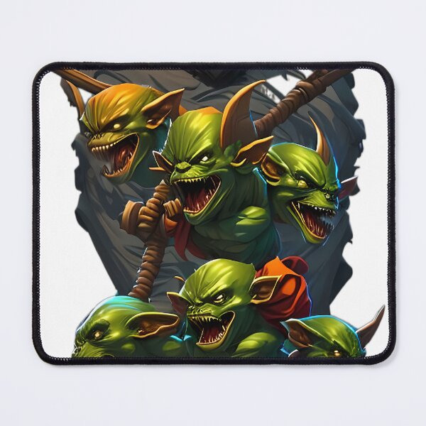 Item preview, Goblin Gang - A Fierce and Colorful Illustration of a Squad of Goblins designed and sold by GalihDA.
