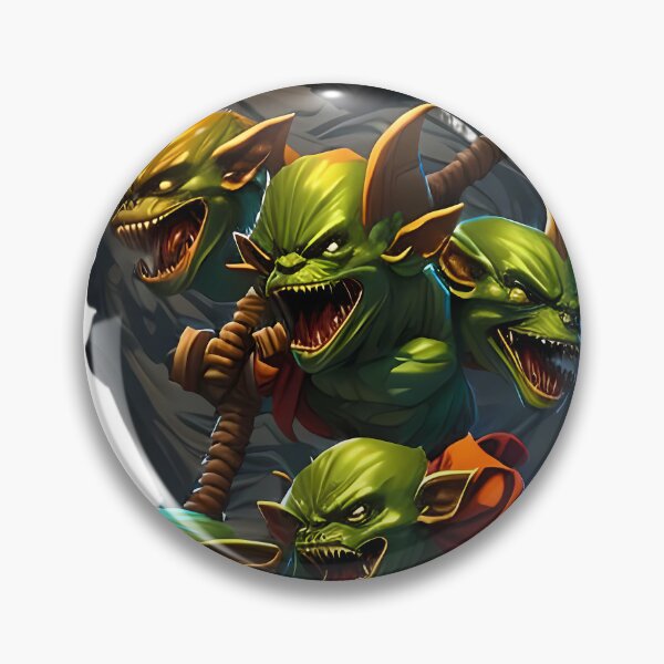 Item preview, Goblin Gang - A Fierce and Colorful Illustration of a Squad of Goblins designed and sold by GalihDA.