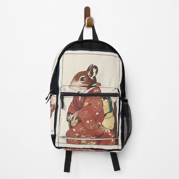 Item preview, Squirrel japanese wear kimono vintage designed and sold by goodday Japan.
