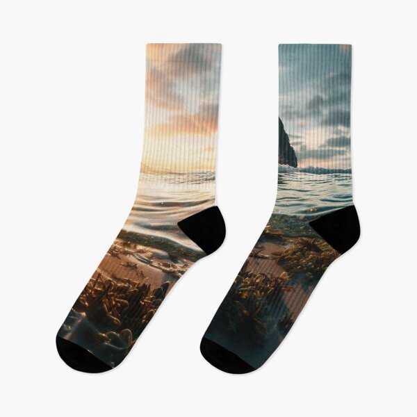 Item preview, Tranquil Sunset Seascape- Bringing the Beauty of the Pacific Ocean into Your Home designed and sold by PrettiGreene.