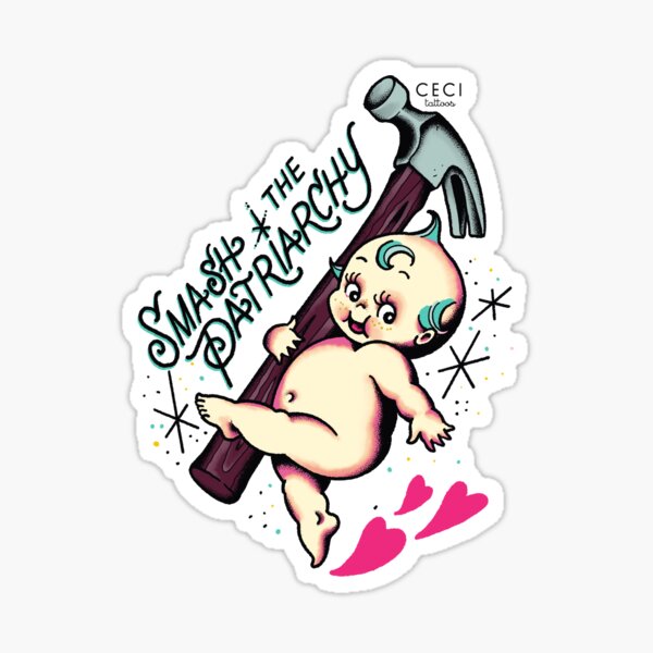 Item preview, Smash the patriarchy doll designed and sold by Ceci Tattoos.