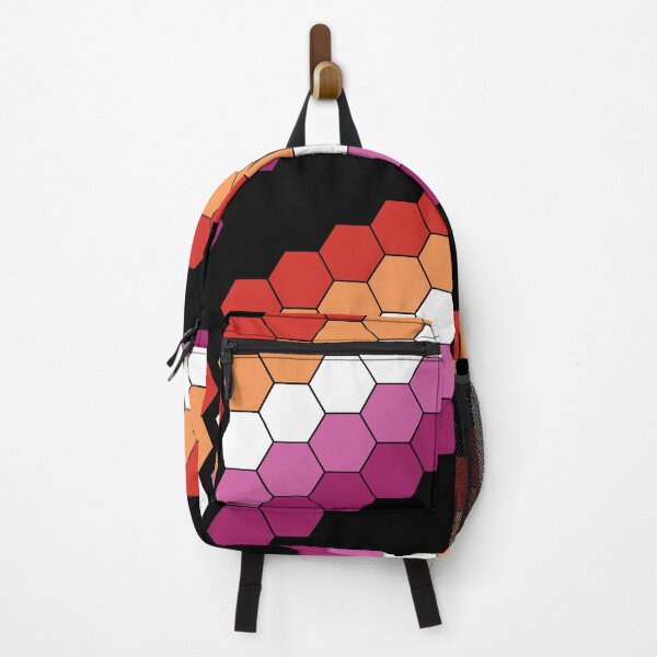 Item preview, Lesbian Pride Flag Hexagon Pattern designed and sold by TheirChoice.
