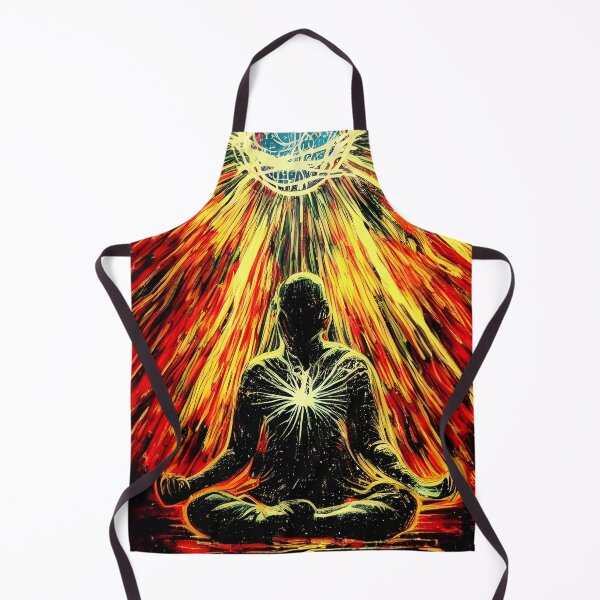 Item preview, Power of Will Meditation, Fiery Resolve, Intent and Focus, Psychedelic Psytrance Art designed and sold by TalosInitiative.