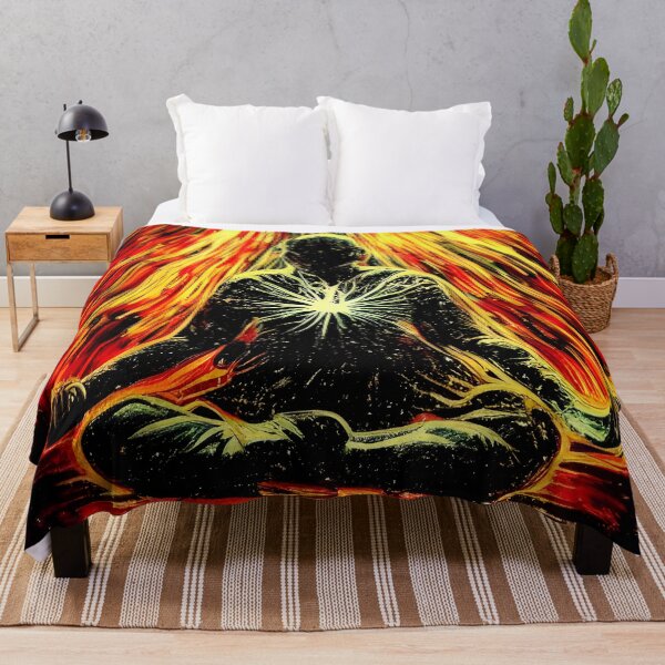 Item preview, Power of Will Meditation, Fiery Resolve, Intent and Focus, Psychedelic Psytrance Art designed and sold by TalosInitiative.