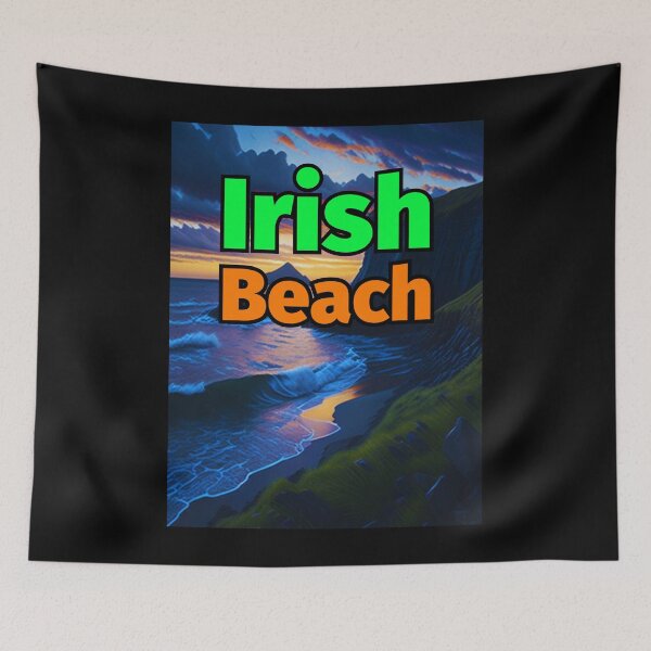 Item preview, Irish Beach Pastel Painting Cliff designed and sold by IrishPOD.