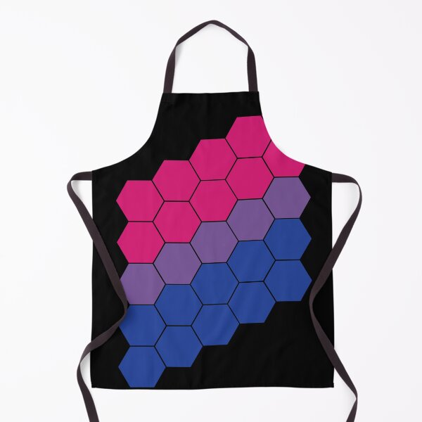 Item preview, Bisexual Pride Flag Hexagon Pattern designed and sold by TheirChoice.