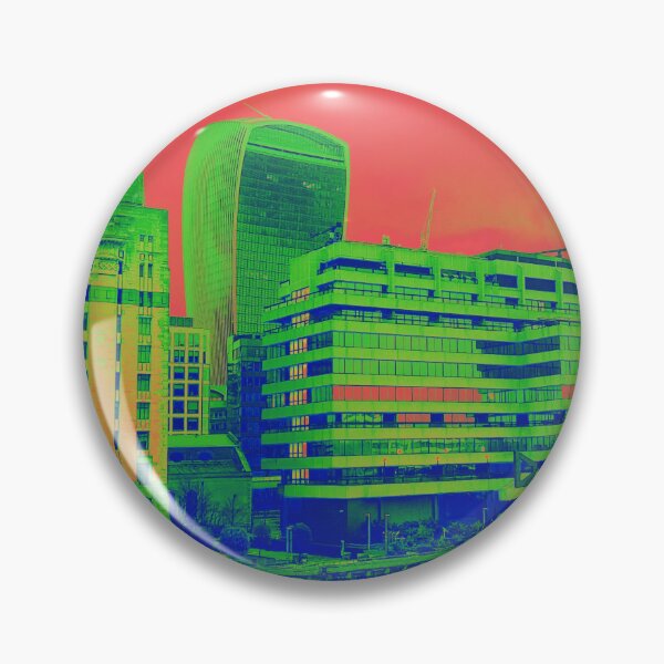 Item preview, London Walkie Talkie Colourful City Scape designed and sold by pocketuni75.