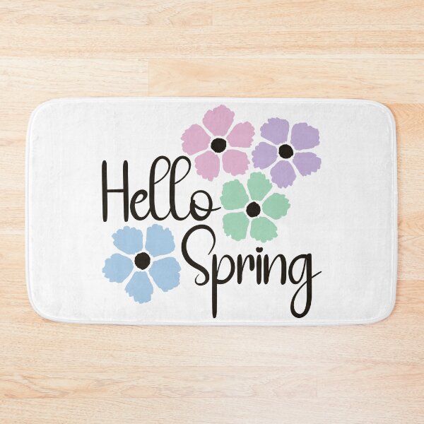 Item preview, Hello Spring Rainbow Flowers designed and sold by CreativeDraws42.