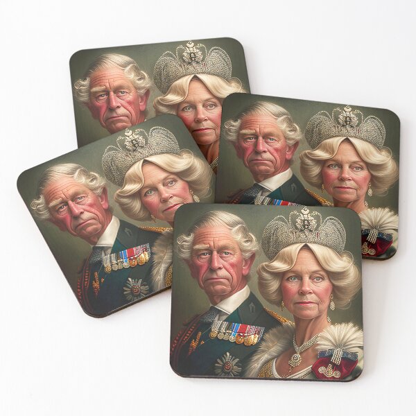Item preview, King charles and Queen camila great britain designed and sold by Boricson.