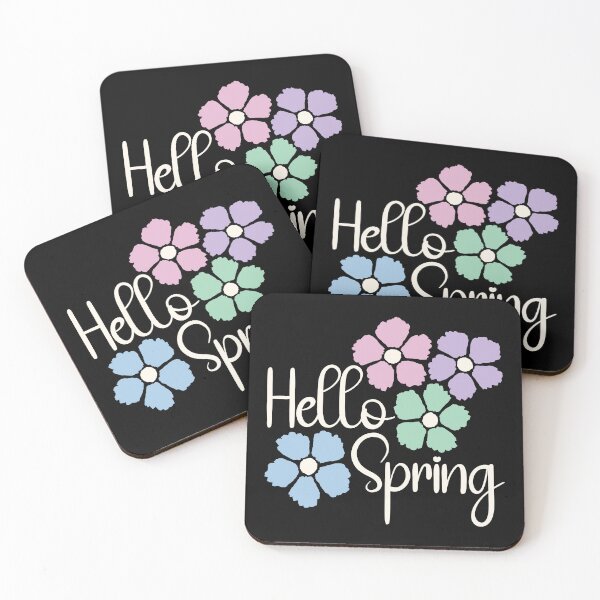Item preview, Hello Spring Rainbow Flowers designed and sold by CreativeDraws42.