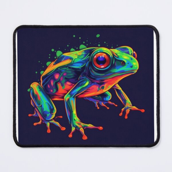 Item preview, Psychedelic frog designed and sold by vcress.