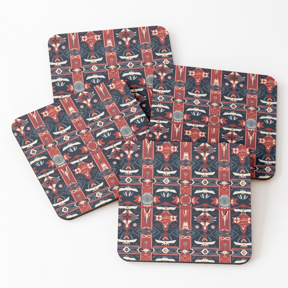 Item preview, Coasters (Set of 4) designed and sold by PixelPatchwork.