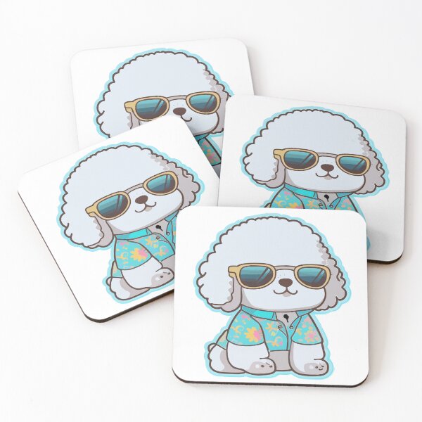 Item preview, Cool Hawaiian Poodle designed and sold by KrieytPrintz.