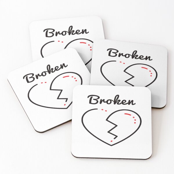 Item preview, Broken Heart - Heart Design - Broken Heart Shape - Broken Heart Shape Images - Broken Heart Design Drawing - Broken Heart Design Tattoo - Broken Heart Design Clothes designed and sold by surprise-to-me.