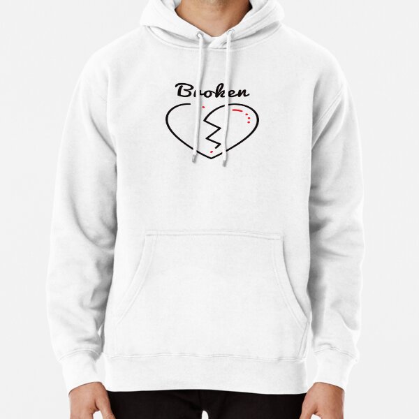 Hoodie broken heart sale