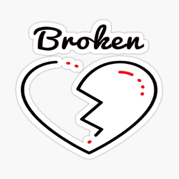 Broken Heart Clipart Picsart  Lil Peep Broken Heart Tattoo HD Png  Download  Transparent Png Image  PNGitem