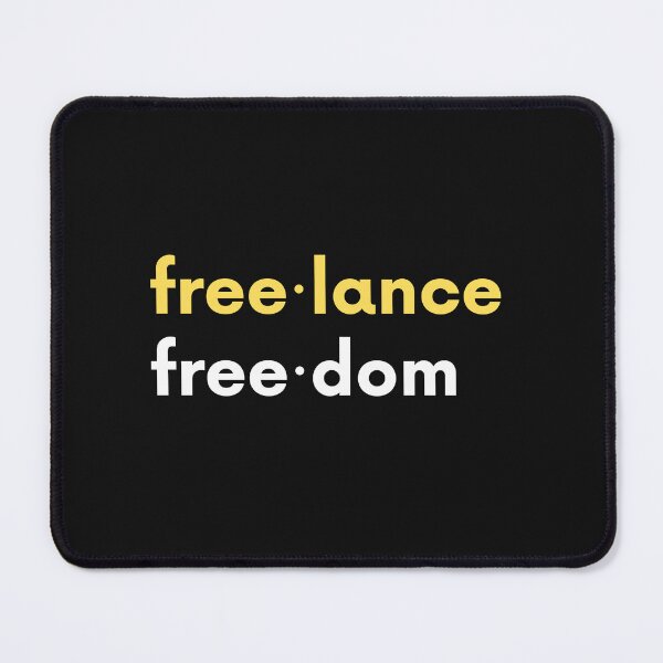 Item preview, Freelance and Freedom designed and sold by CreatorsPlight.