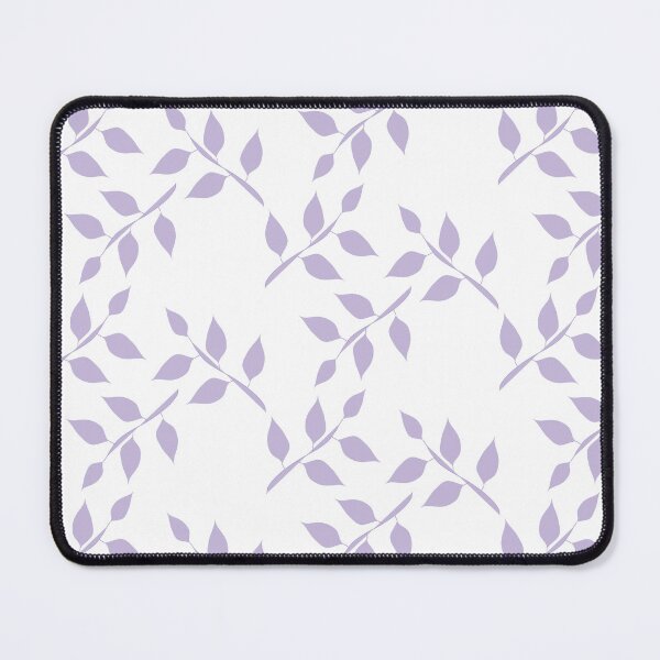 Item preview, Light Pastel Lavender Purple Leaf Pattern designed and sold by burbankdesigns.