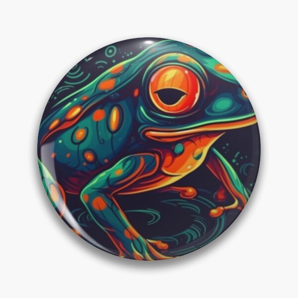 Item preview, psychedelic frog II designed and sold by vcress.