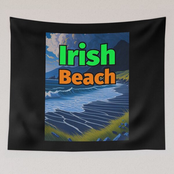 Item preview, Irish Beach Pastel Painting Clouds designed and sold by IrishPOD.