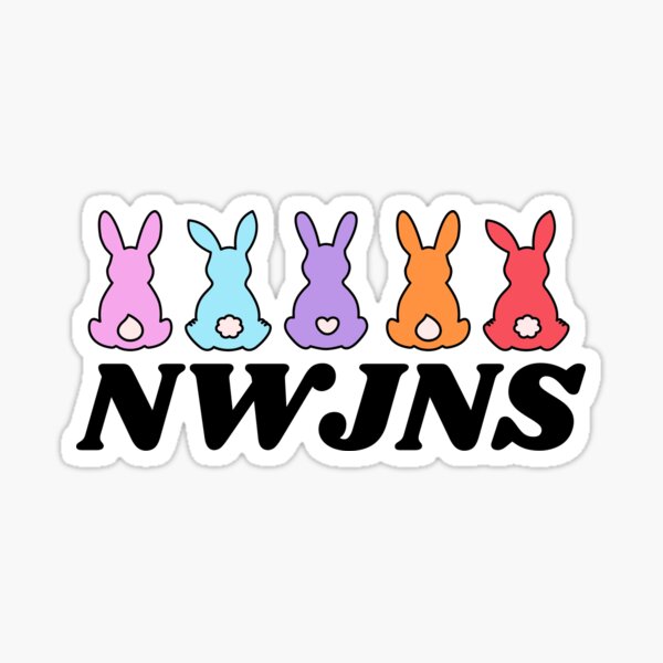 NewJeans Bunnies, New Jeans Logo and Mascot Bunny, Kpop NWJNS
