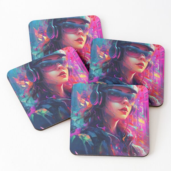 Item preview, Cyberpunk Gamer Girl designed and sold by WildWho.