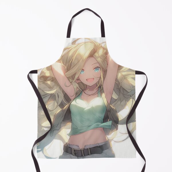 Item preview,  Wild and free-spirited anime girl with long, blonde hair designed and sold by SvarunPogani.