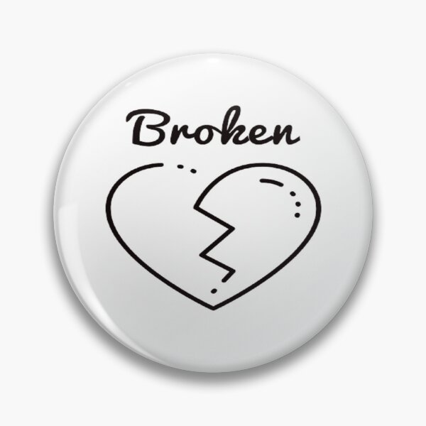 Item preview, Broken Heart - Heart Design - Broken Heart Shape - Broken Heart Shape Images - Broken Heart Design Drawing - Broken Heart Design Tattoo - Broken Heart Design Clothes designed and sold by surprise-to-me.