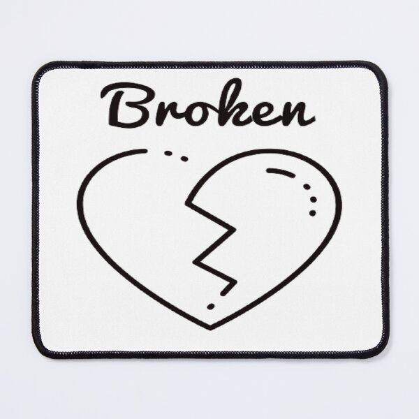 Item preview, Broken Heart - Heart Design - Broken Heart Shape - Broken Heart Shape Images - Broken Heart Design Drawing - Broken Heart Design Tattoo - Broken Heart Design Clothes designed and sold by surprise-to-me.