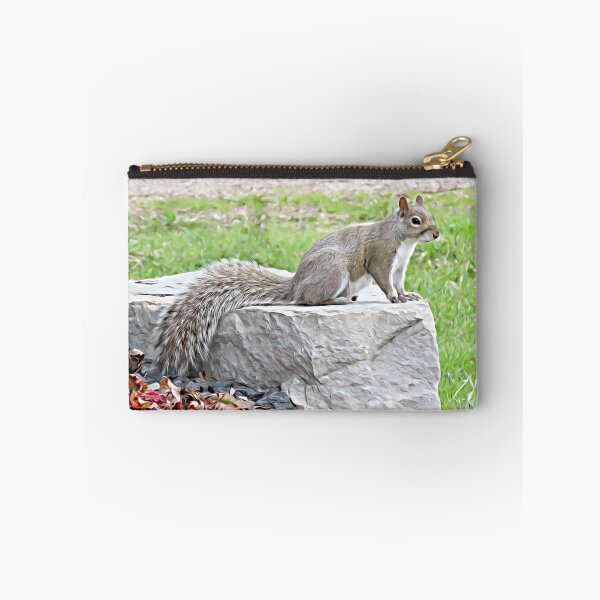 Item preview, Grey Squirrel on Rock No.1 designed and sold by MaryLinH.