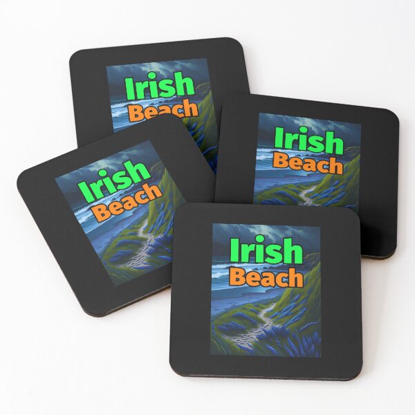 Item preview, Irish Beach Pastel Painting Dark Sky designed and sold by IrishPOD.