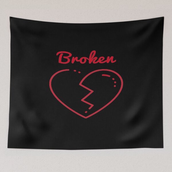 Item preview, Broken Heart - Heart Design - Broken Heart Shape - Broken Heart Shape Images - Broken Heart Design Drawing - Broken Heart Design Tattoo - Broken Heart Design Clothes designed and sold by surprise-to-me.