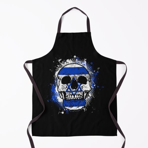 Item preview, Skull with Israeli flag designed and sold by Mila1946.