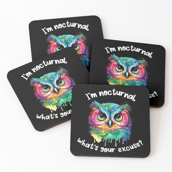 Item preview, I'm nocturnal. What's your excuse? designed and sold by creative321.