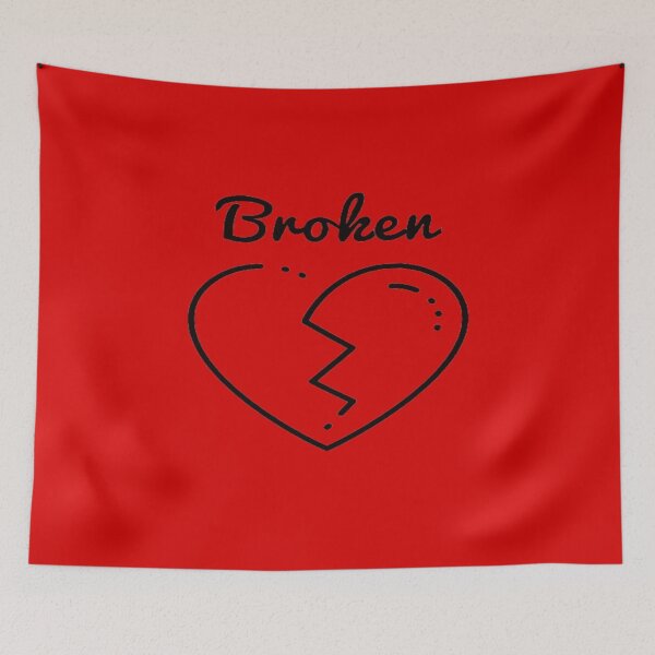 Item preview, Broken Heart - Heart Design - Broken Heart Shape - Broken Heart Shape Images - Broken Heart Design Drawing - Broken Heart Design Tattoo - Broken Heart Design Clothes designed and sold by surprise-to-me.