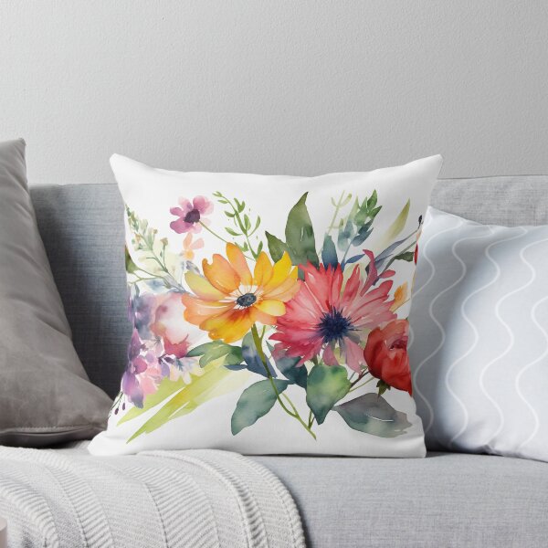 Item preview, Wild flowers in watercolor designed and sold by VisualDepot.