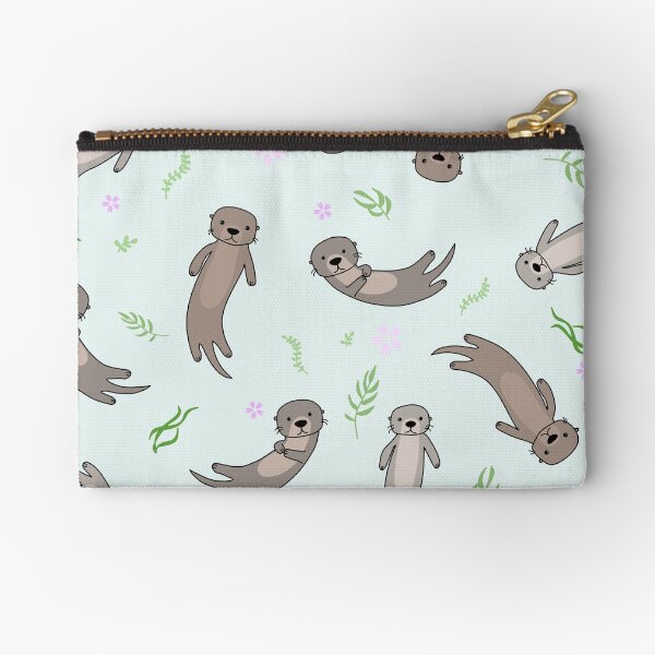 Cute Kawaii Otter Zipper Pouch