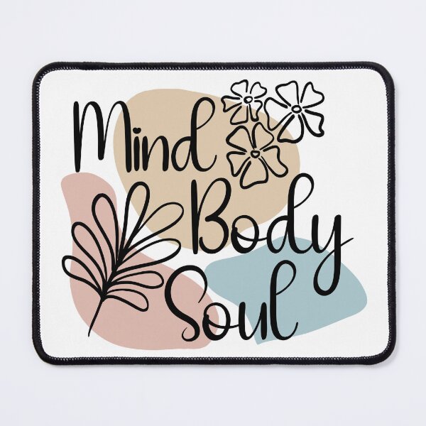 Item preview, Mind Body Soul Abstract Modern Floral designed and sold by CreativeDraws42.